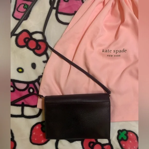 KATE SPADE BLACK CROSSBODY - Picture 2 of 4